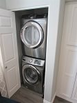 Brand new full size washer and dryer combo